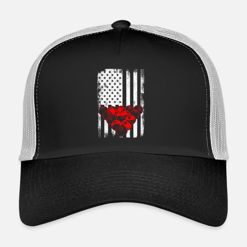 Joueur de billard américain Casquette trucker 