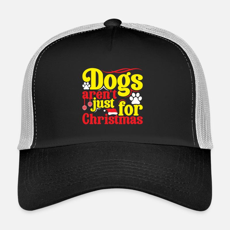 Christmas Message for Dog Lovers Trucker Cap