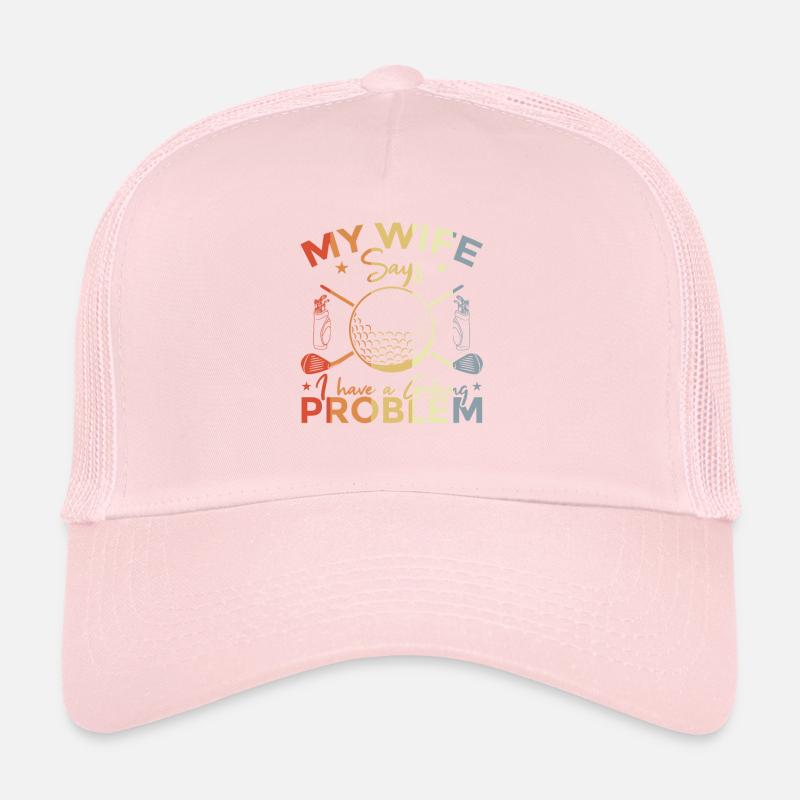 Drôle de citation de golf Casquette trucker 