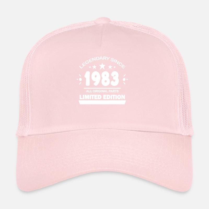 1983 - Né 1983 - Année de construction 1983 Casquette trucker 