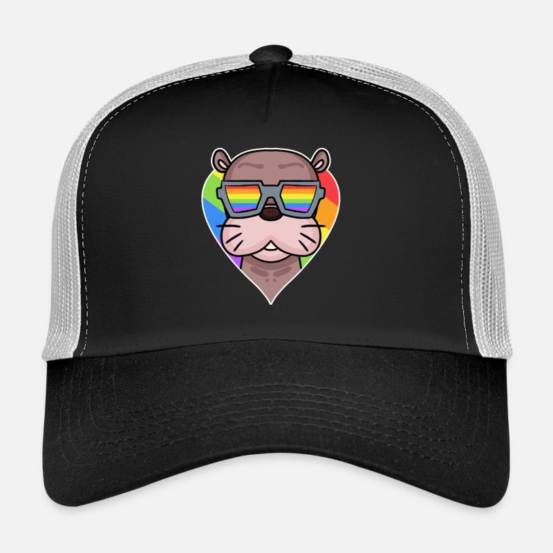 Lion de mer regenobogen Casquette trucker 