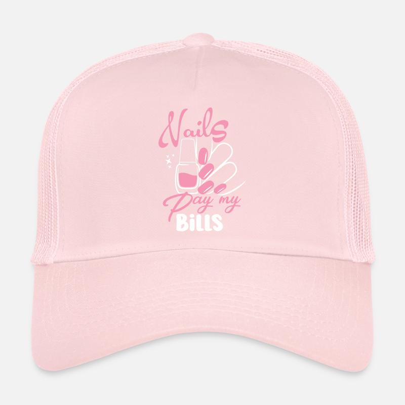 Nails Pay My Bills Manucure Casquette trucker 