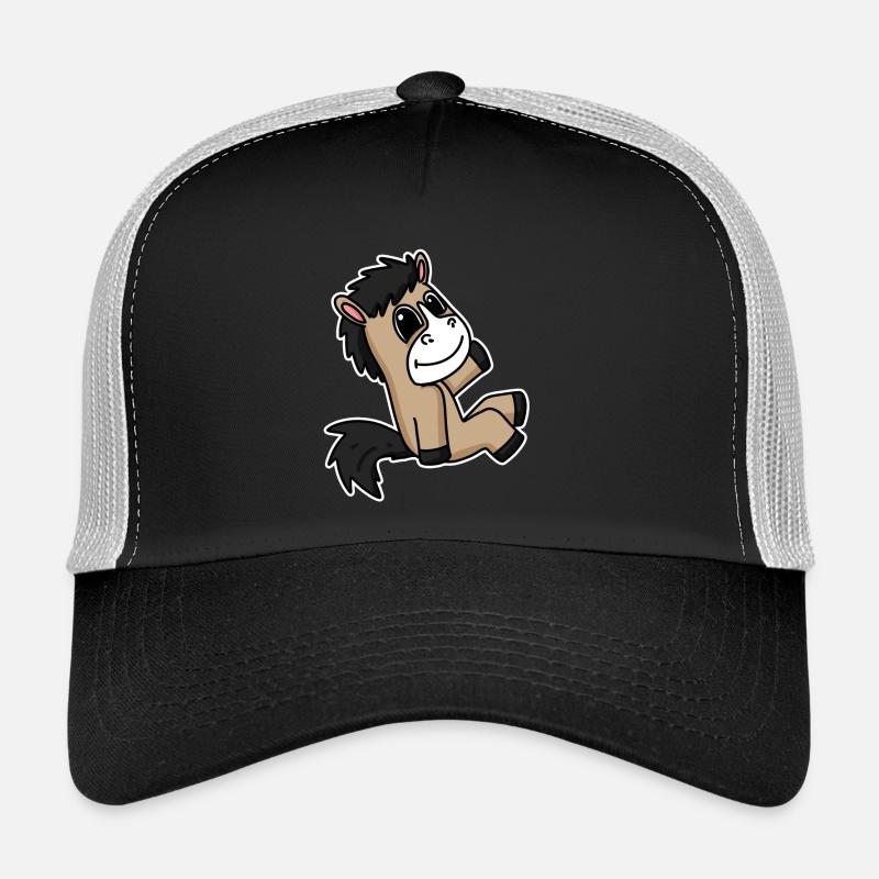 Cheval Chevaux Cheval domestique Casquette trucker 
