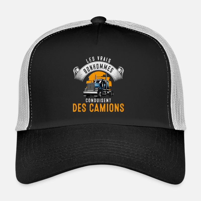 Real guys drive trucks Trucker Cap