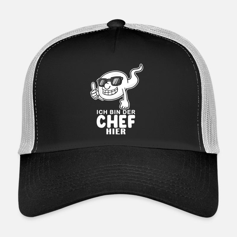 Cool Chef Spruch Büro Humor - Trucker Cap - Schwarz/Steingrau