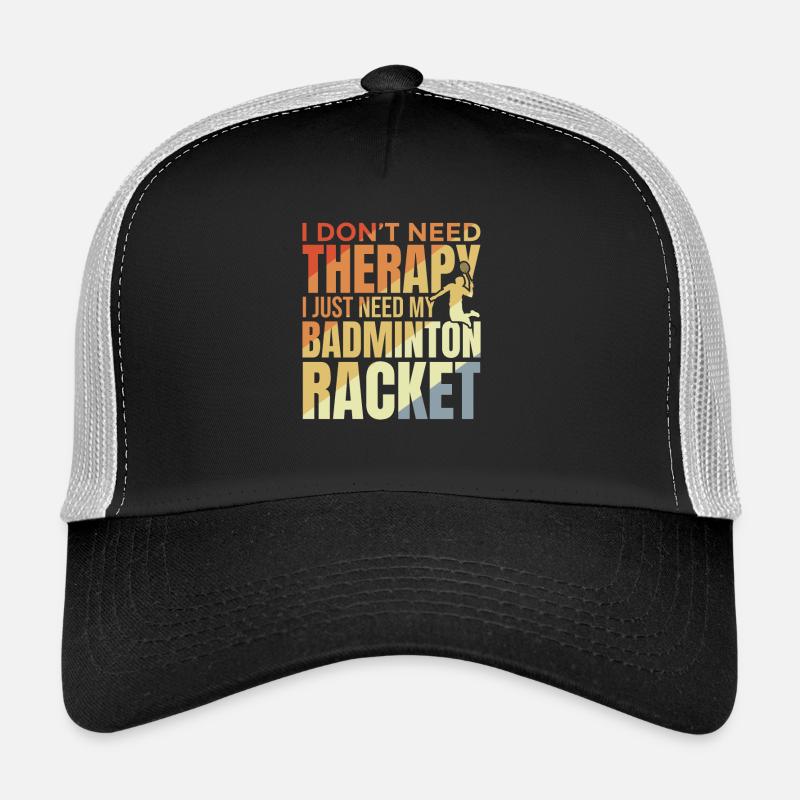 Badmintonspieler Spruch Trucker Cap