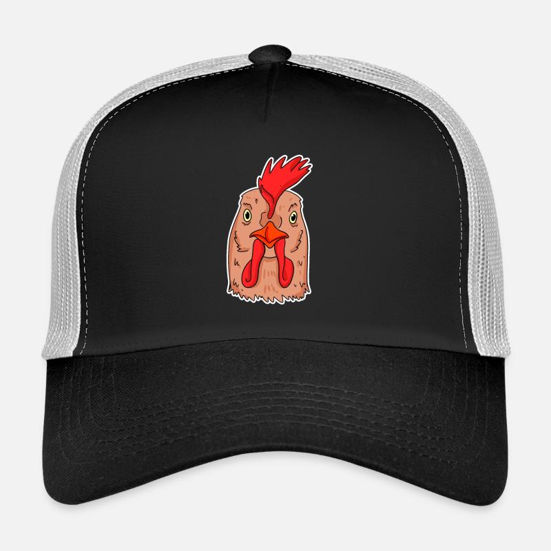 Huhn Kopf Trucker Cap