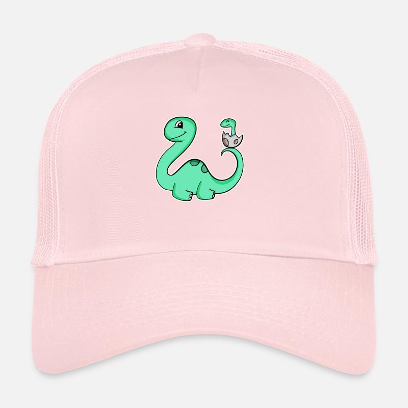 Dinosaure avec bébé dinosaure Casquette trucker 