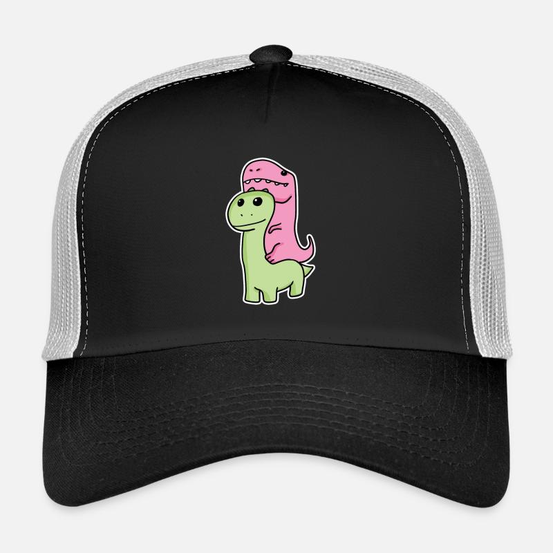Two dinosaurs Trucker Cap