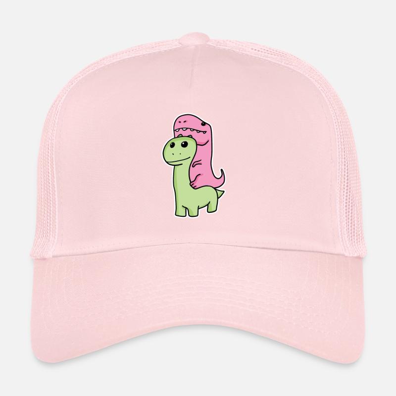 Two dinosaurs Trucker Cap
