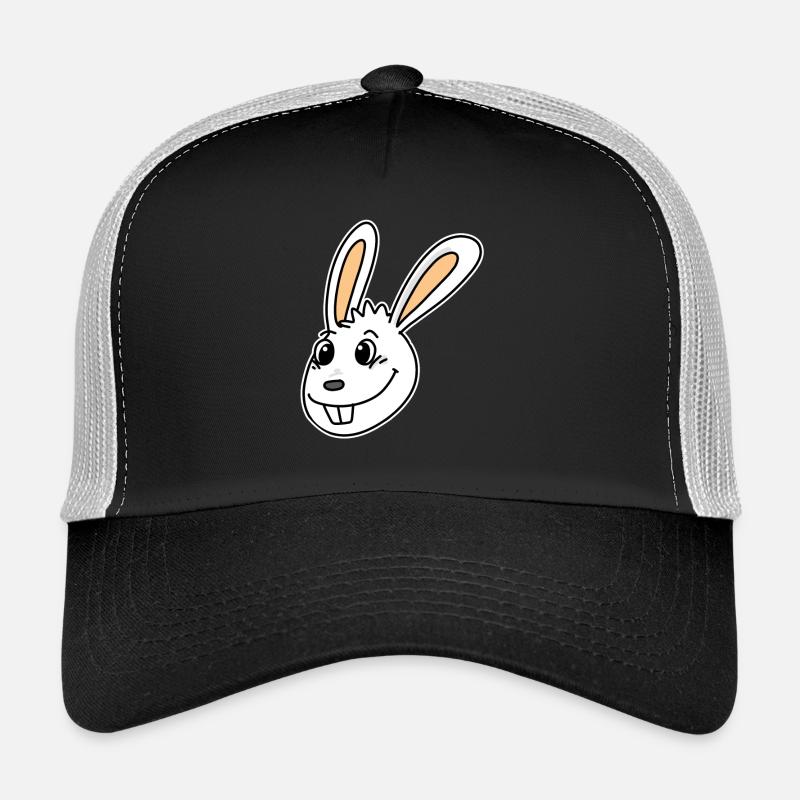 Rabbit Head Animal Head Trucker Cap