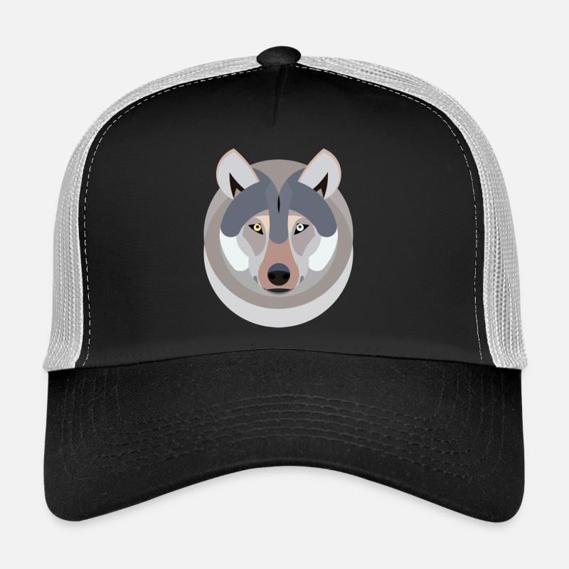 Wolf as a graphic Trucker Cap