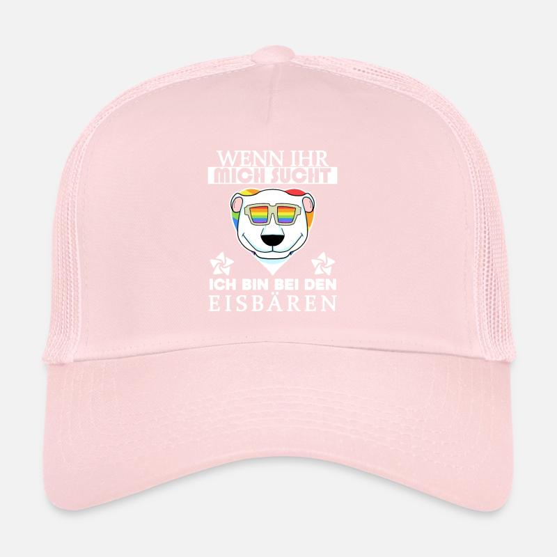 Eisbär Polarbär Bär Trucker Cap