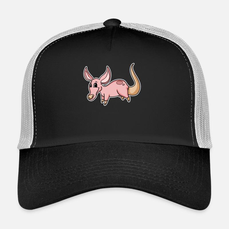 Erdferkel - Trucker Cap - Schwarz/Steingrau