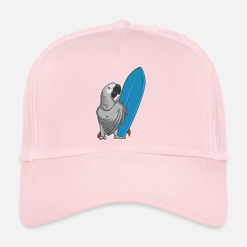 Parrot surf board Summer Casquette trucker 