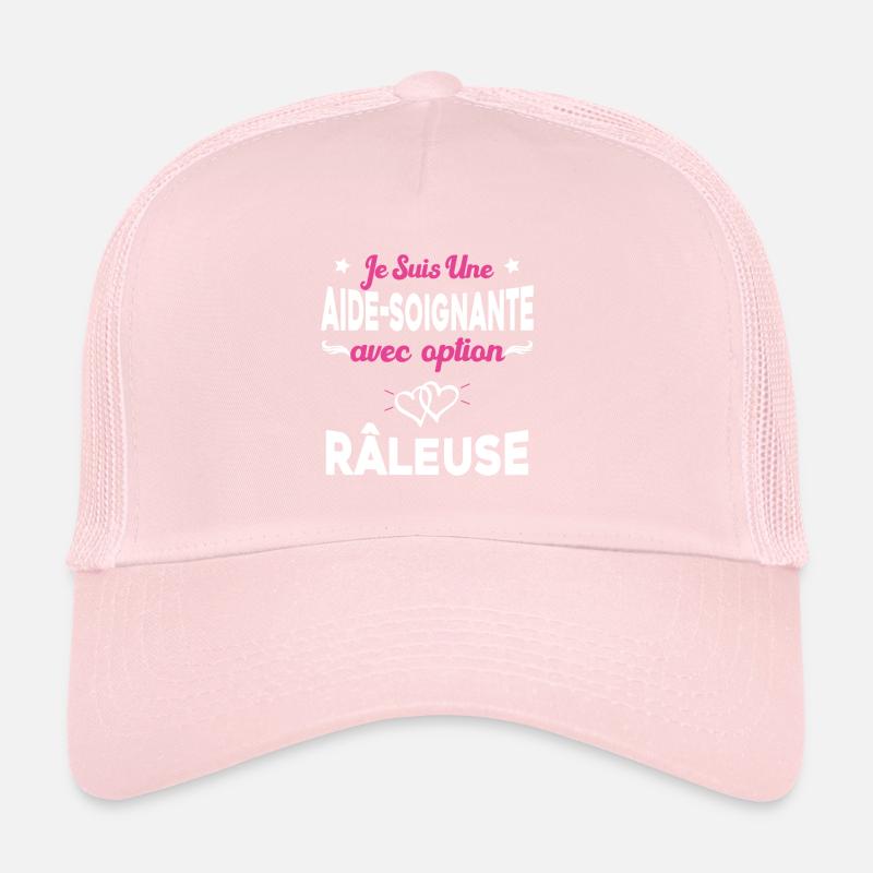 je suis une aide soignante avec option râleuse Casquette trucker 