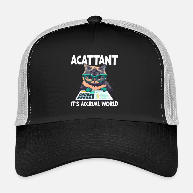 Les comptables acattants travaillent leurs actifs Casquette trucker 