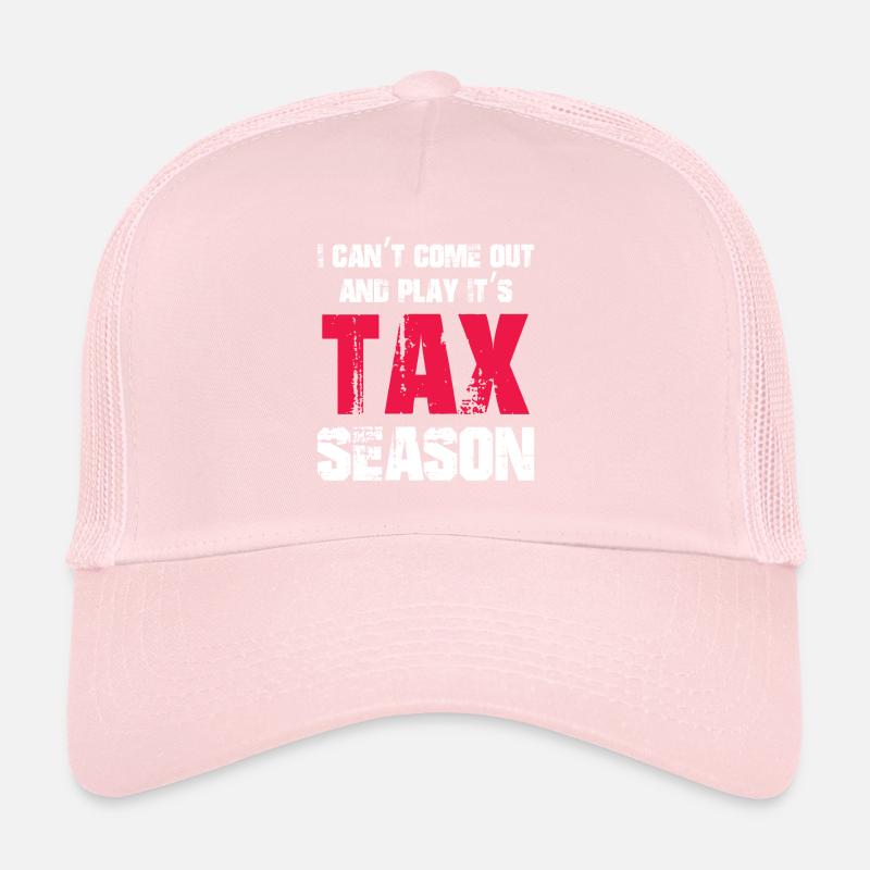 Saison des impôts Gag du comptable CPA Casquette trucker 