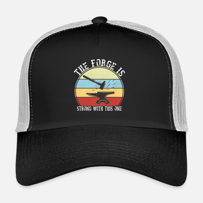 La forge est forte avec ce forgeron Casquette trucker 