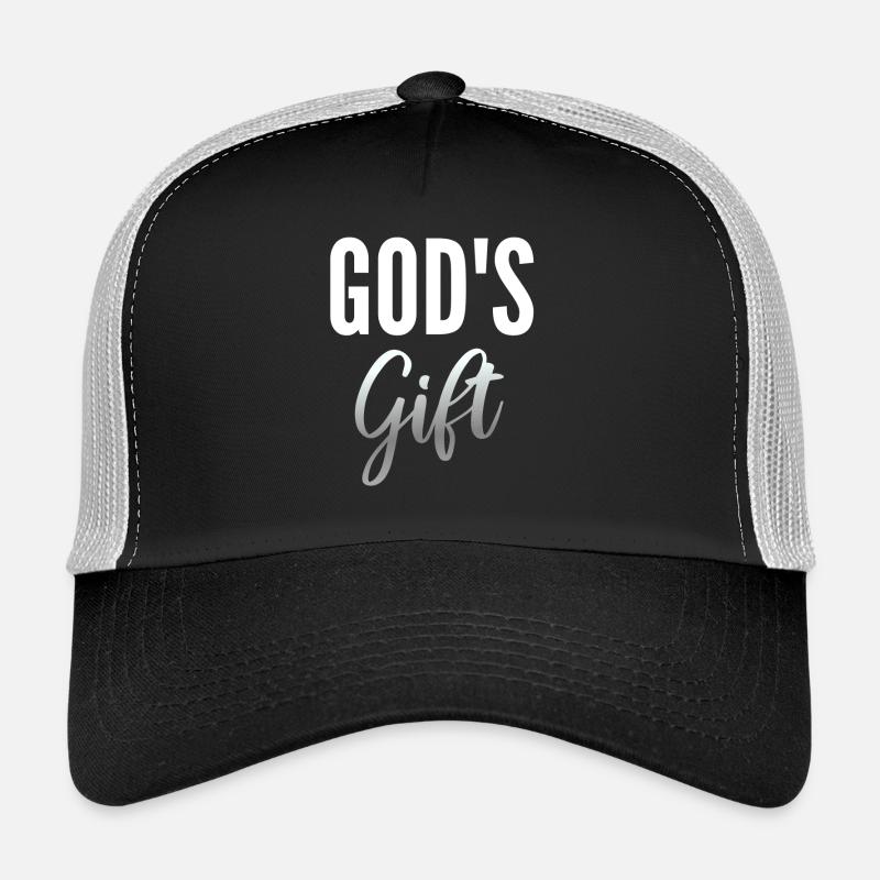 Geschenk Gottes - Trucker Cap - Schwarz/Steingrau
