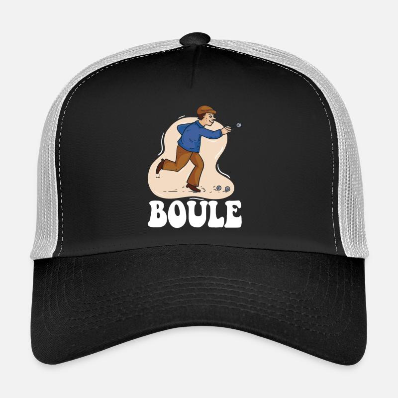 Boule boule pour boules pétanque Casquette trucker 