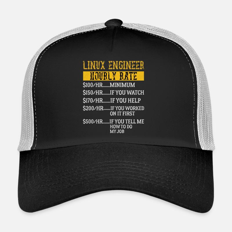 Linux Engineer Hourly Rate Mechanic Labor rate Trucker Cap