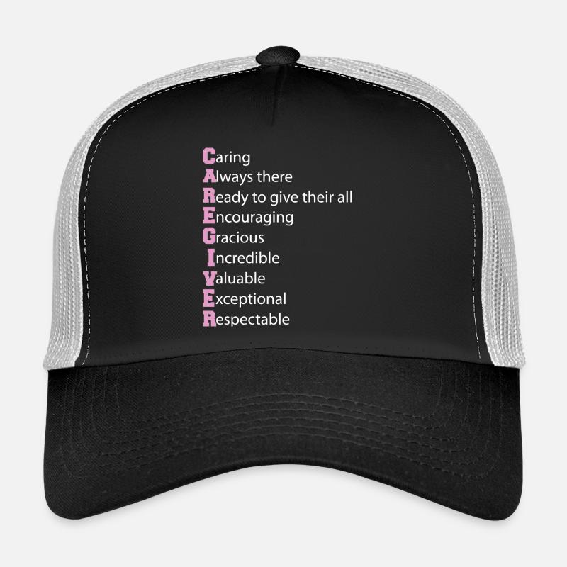 Définition de l’aidant Aidant âgé Casquette trucker 