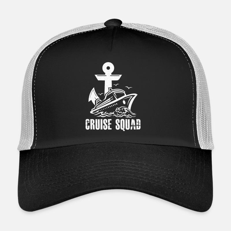 Kreuzfahrtschiff Kreuzfahrt Squad Kreuzfahrt - Trucker Cap - Schwarz/Steingrau