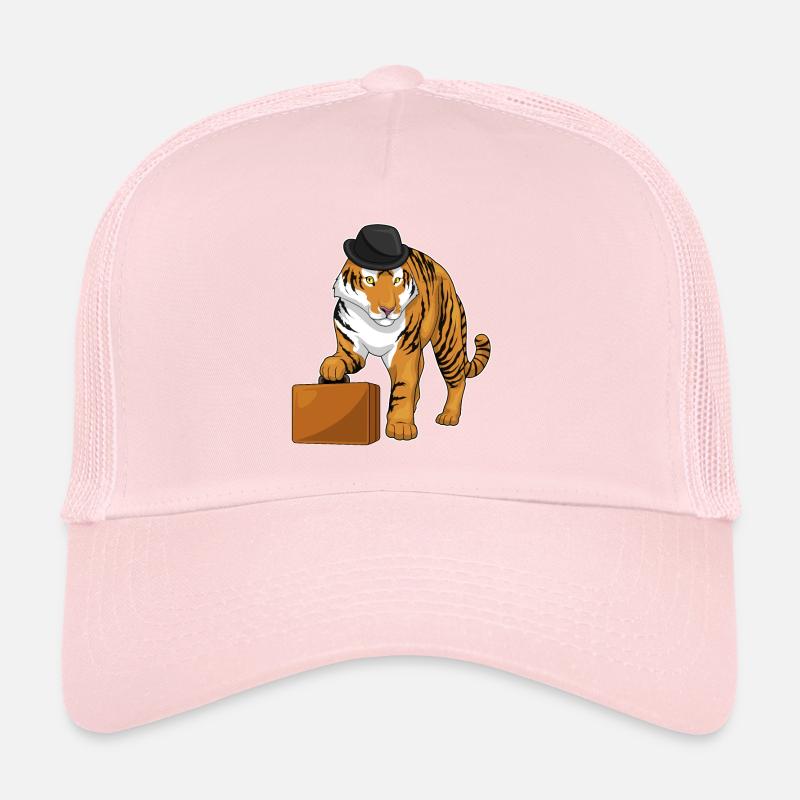 Tiger Entrepreneur Briefcase Trucker Cap