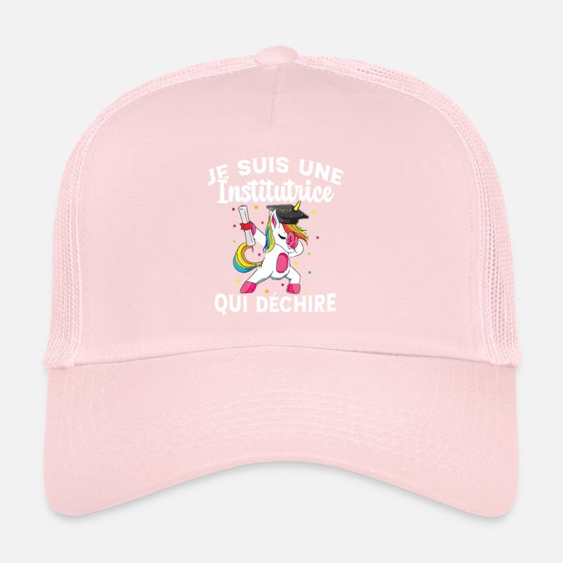 Femme Institutrice Qui Déchire Idée Enseignant Casquette trucker 