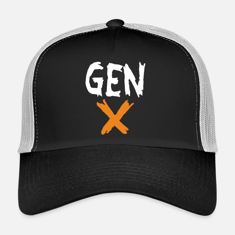 Gen X - Trucker Cap - Schwarz/Steingrau