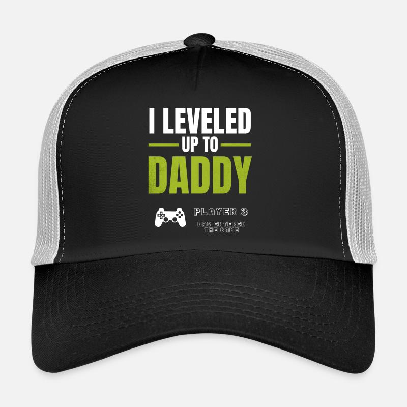 Level Up Daddy – Gamer Väterdesign Trucker Cap