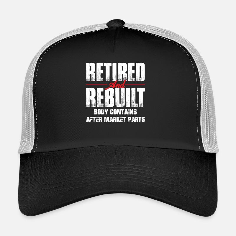 Récupération d’une chirurgie de remplacement de la hanche reconstruite à la retraite Casquette trucker 