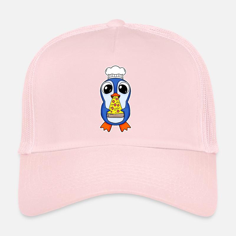 Gourmet Penguin Pizza Trucker Cap