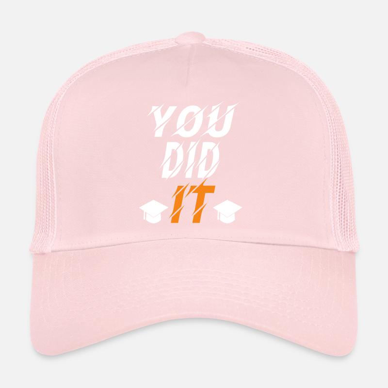 You did it graduation cool design Trucker Cap
