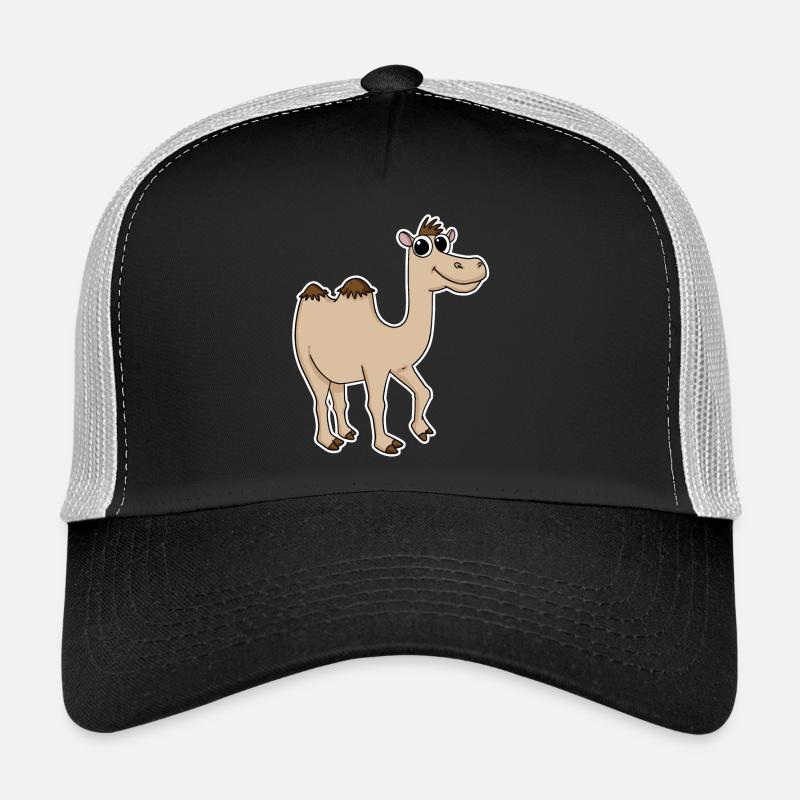 Kamel - Trucker Cap - Schwarz/Steingrau