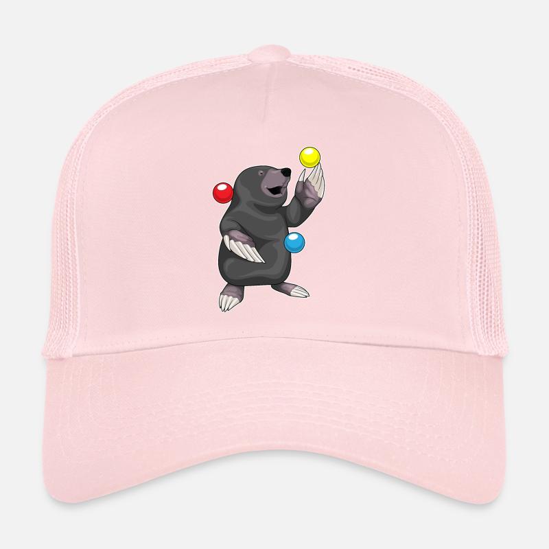 Mole Juggler Juggling Trucker Cap