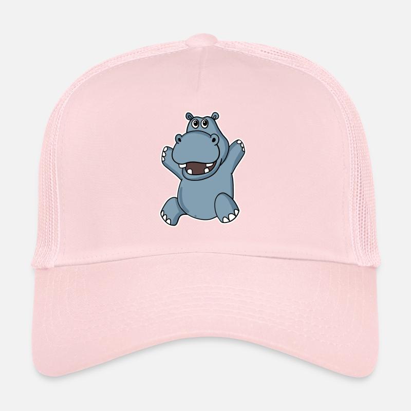 Hippopotame mignon Casquette trucker 