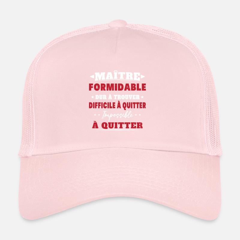 Maître formidable idée cadeau maître d'école Casquette trucker 