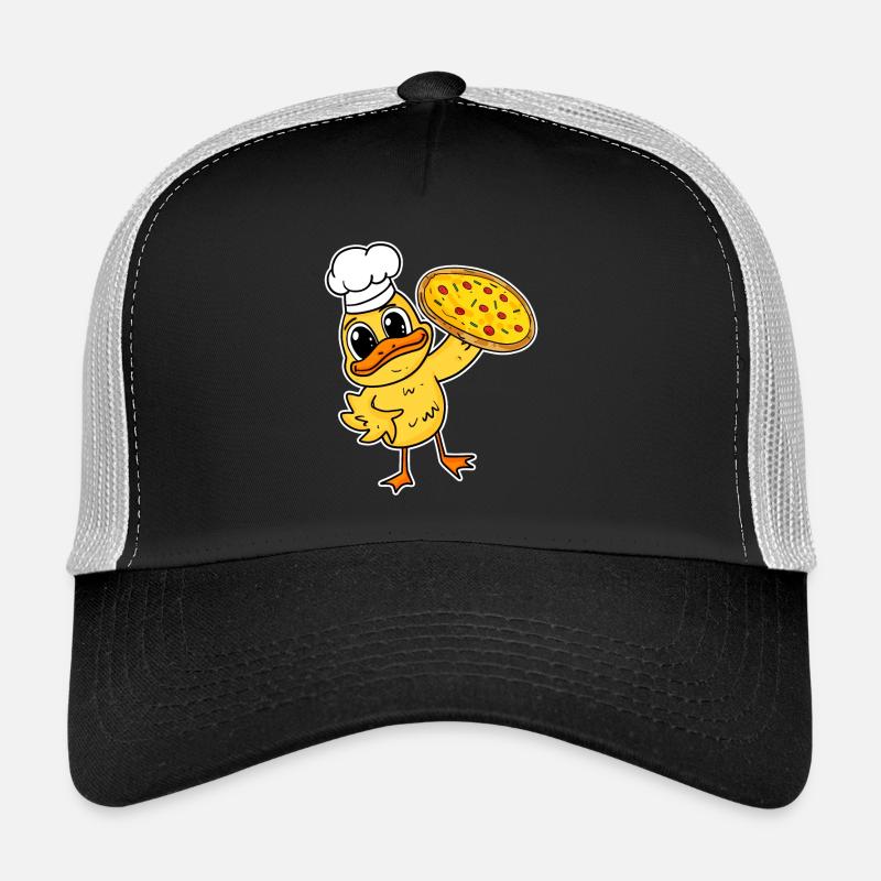 pizza maker pizza chef duck italy Trucker Cap