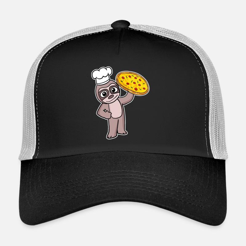 pizza maker pizza chef sloth Italy Trucker Cap