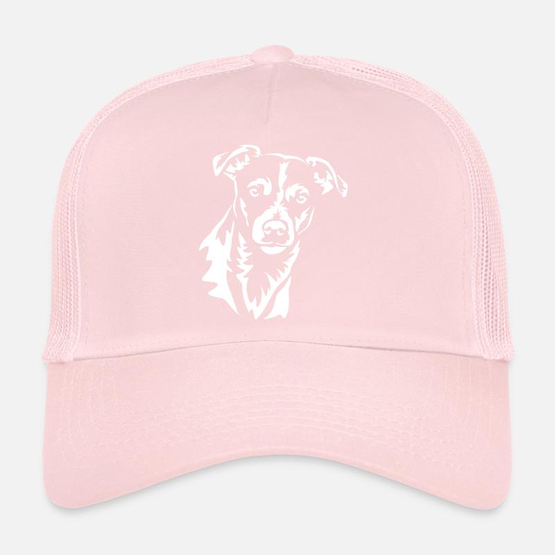 Jack Russell Terrier Head « Black Edition » Casquette trucker 
