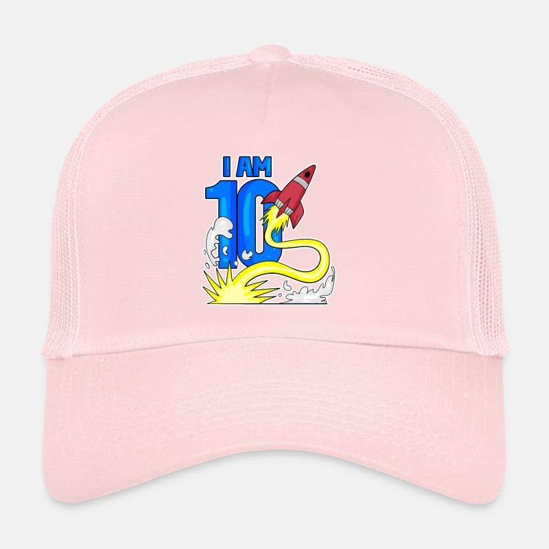 10 Birthday Boy Astronaut Rocket - Dix ans Casquette trucker 