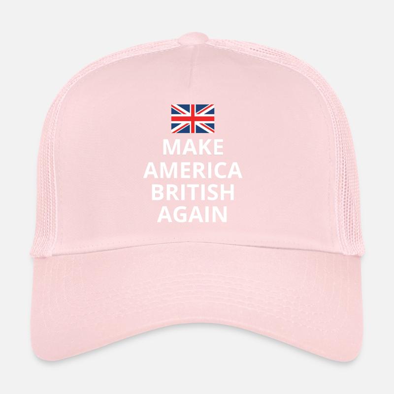 Make America British Again Union Jack Flag Trucker Cap