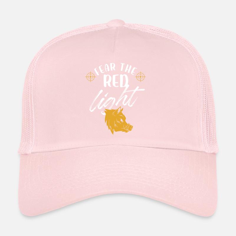 Fear the red light hog hunting Trucker Cap