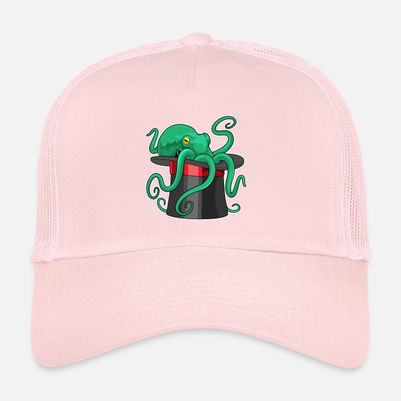 Octopus Wizard Cylindre Casquette trucker 