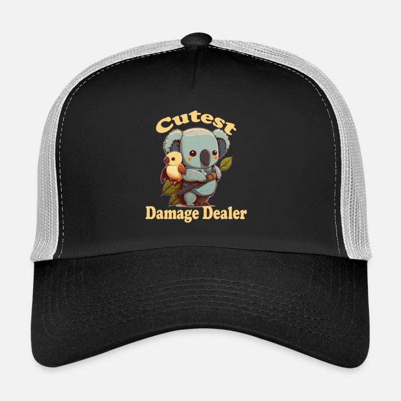 Mignon causer des dégâts koala ours avec petit vog Casquette trucker 