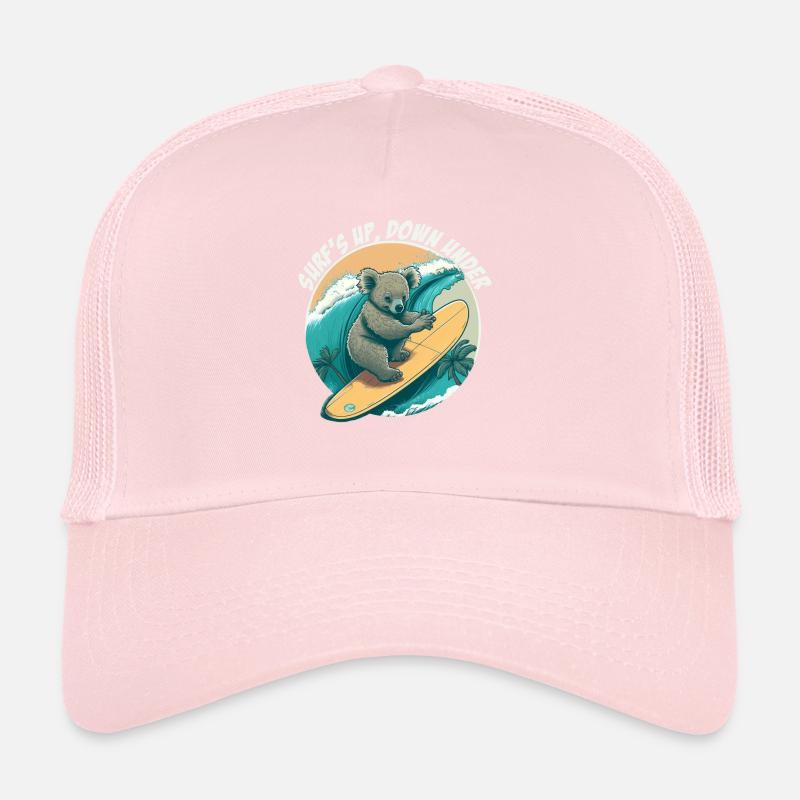En dessous du surf koala ours Casquette trucker 