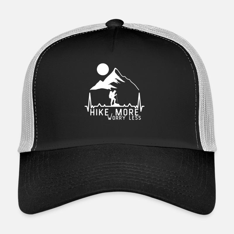 Devis randonnée Randonnée Plus S’inquiéter moins Casquette trucker 