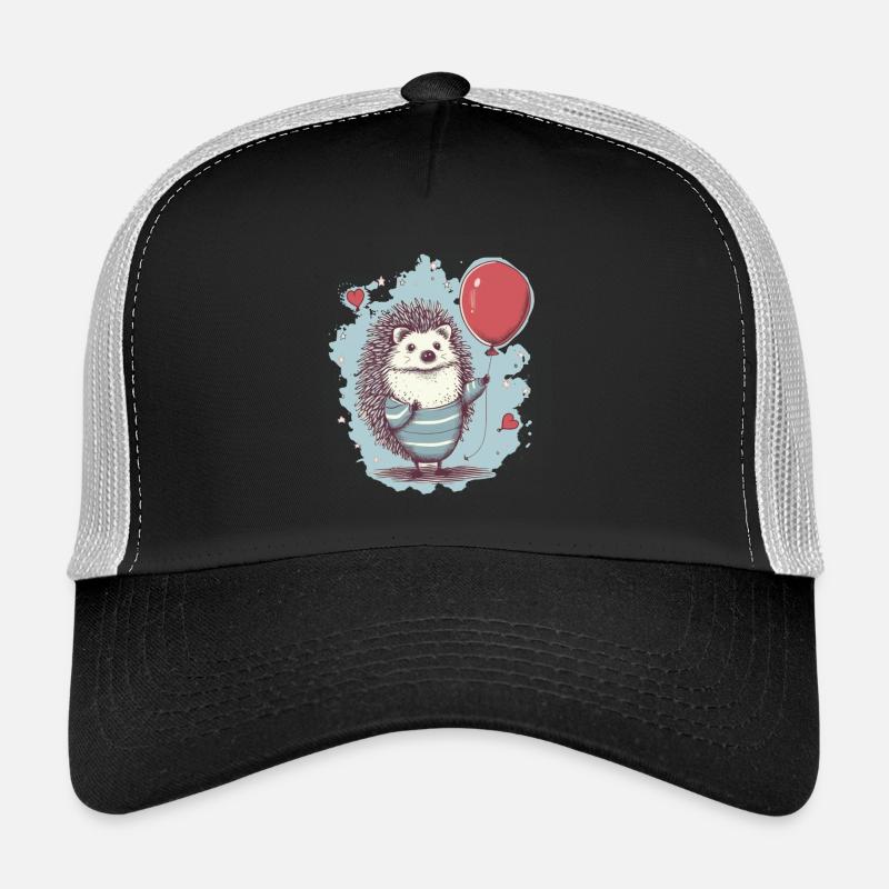 süsser Igel mit Luftballon Trucker Cap